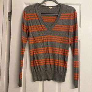 Gray and Coral sweater